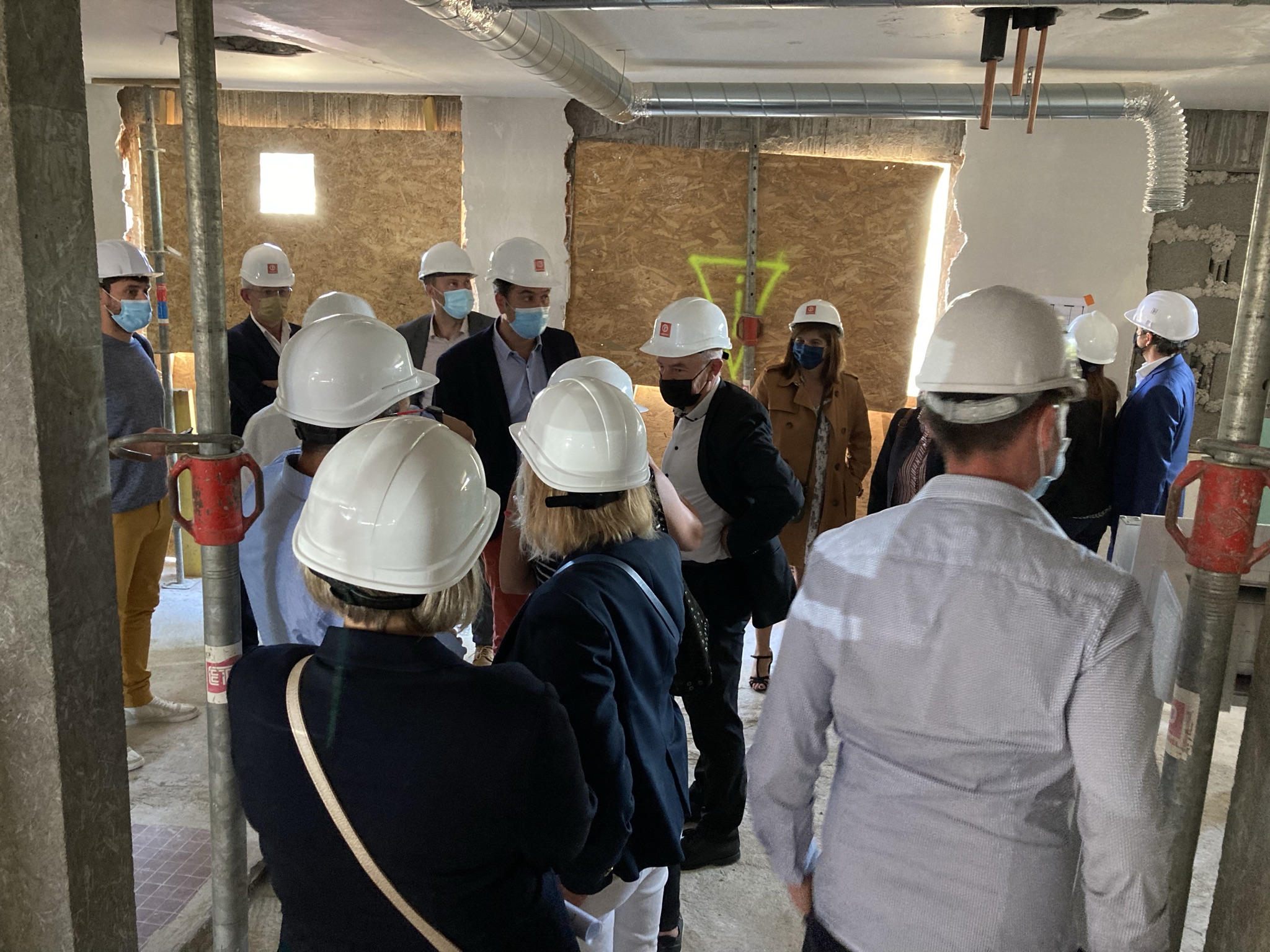 Visite de chantier de la future résidence Habitat Jeunes Atlantique